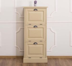 Landhaus Aktenschrank Massivholz Shabby