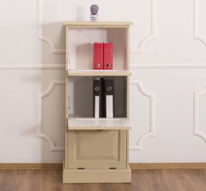Landhaus Aktenschrank Massivholz Shabby