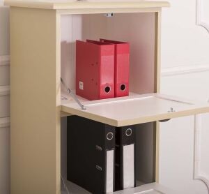 Landhaus Aktenschrank Massivholz Shabby