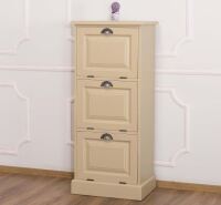 Landhaus Aktenschrank Massivholz Shabby