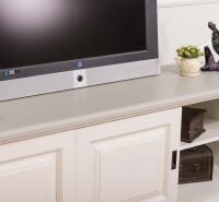 TV-Lowboard altweiß 160 cm, Shabby Chic