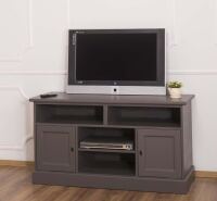 TV-Kommode aschbraun im Landhausstil