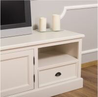TV-Sideboard Hamburg mit Landhausoptik, cremeweiß