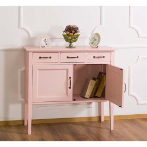 Massivholz Kommode Rosa Vitage im Landhausstil