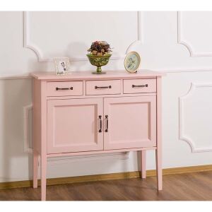 Massivholz Kommode Rosa Vitage im Landhausstil