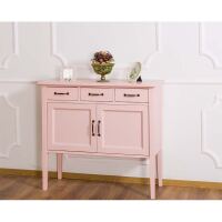 Massivholz Kommode Rosa Vitage im Landhausstil