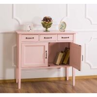 Massivholz Kommode Rosa Vitage im Landhausstil