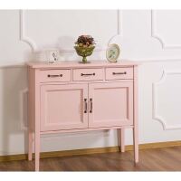 Massivholz Kommode Rosa Vitage im Landhausstil