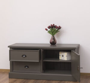 Braunes TV-Sideboard Lyon im Landhausstil
