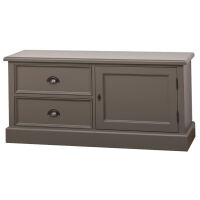 Braunes TV-Sideboard Lyon im Landhausstil