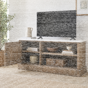 Massives Landhaus TV-Lowboard gebürstet
