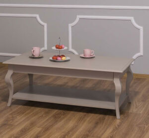 Landhaus Couchtisch graubeige