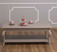 Landhaus Couchtisch graubeige