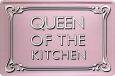 Blechschild *Queen of the Kitchen* 20x30 cm