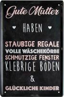 Blechschild als Geschenkidee für Mütter