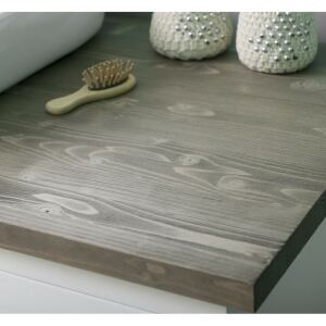 Maritimes Badmöbel-Set Landhausstil weiß