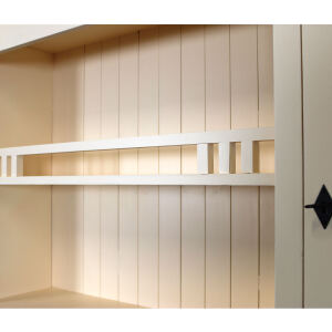 GroÃŸer Landhaus Buffetschrank - eierschalen, braun