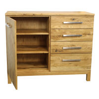 Sideboard Wildeiche 120 cm Massiv Holz