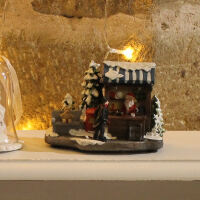 Miniatur Marktstand, beleuchtet