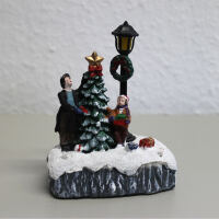 Miniatur Winterlandschaft beleuchtet