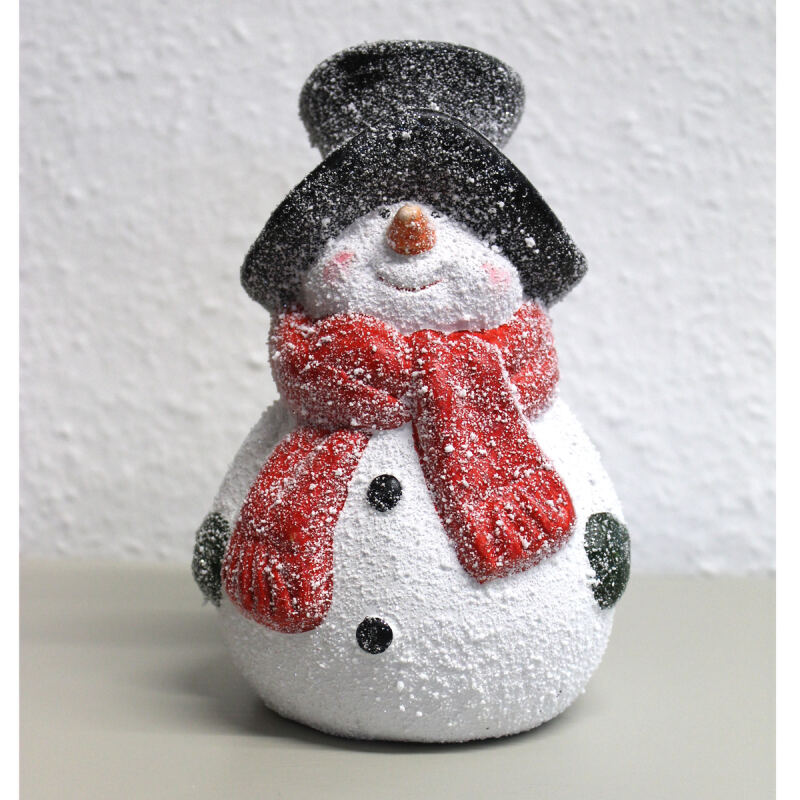 Keramikfigur Schneemann