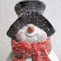 Keramikfigur Schneemann