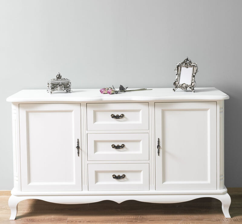 Landhaus Sideboard weiß Massivholz - Onlineshop für massive Landhausmöbel