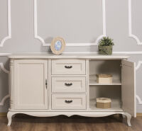 Beiges Vintage Sideboard Shabby Chic