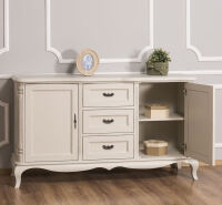 Beiges Vintage Sideboard Shabby Chic