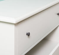 Romantische Kommode cremegrau shabby chic