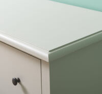 Romantische Kommode cremegrau shabby chic