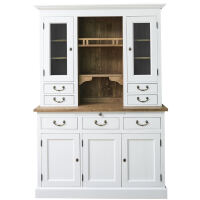 Küchen-Buffetschrank Landhausstil weiß