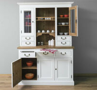 Küchen-Buffetschrank Landhausstil weiß