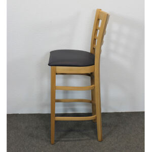 Barhocker mit Holzsitz Britania ( 2er-Set)