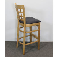 Barhocker mit Holzsitz Britania ( 2er-Set)