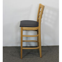 Barhocker mit Holzsitz Britania ( 2er-Set)