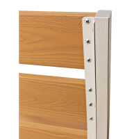 Moderner Terrassenstuhl mit Armlehne teak