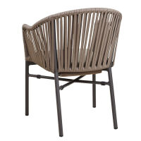 Lounge Garten Sessel inkl. Sitzkissen taupe