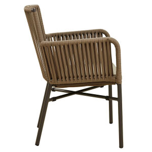 Ausgefallender Gartensessel incl. Kissen taube