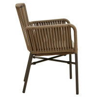 Ausgefallender Gartensessel incl. Kissen taube