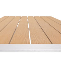 Robuster Terrassentisch 140 x 80 Teak