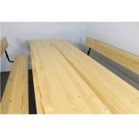 Biergartengarnitur mit Lehne Gardasee 220 cm