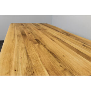 Massiver Baumkanten Esstisch Eiche geölt 180x90 cm