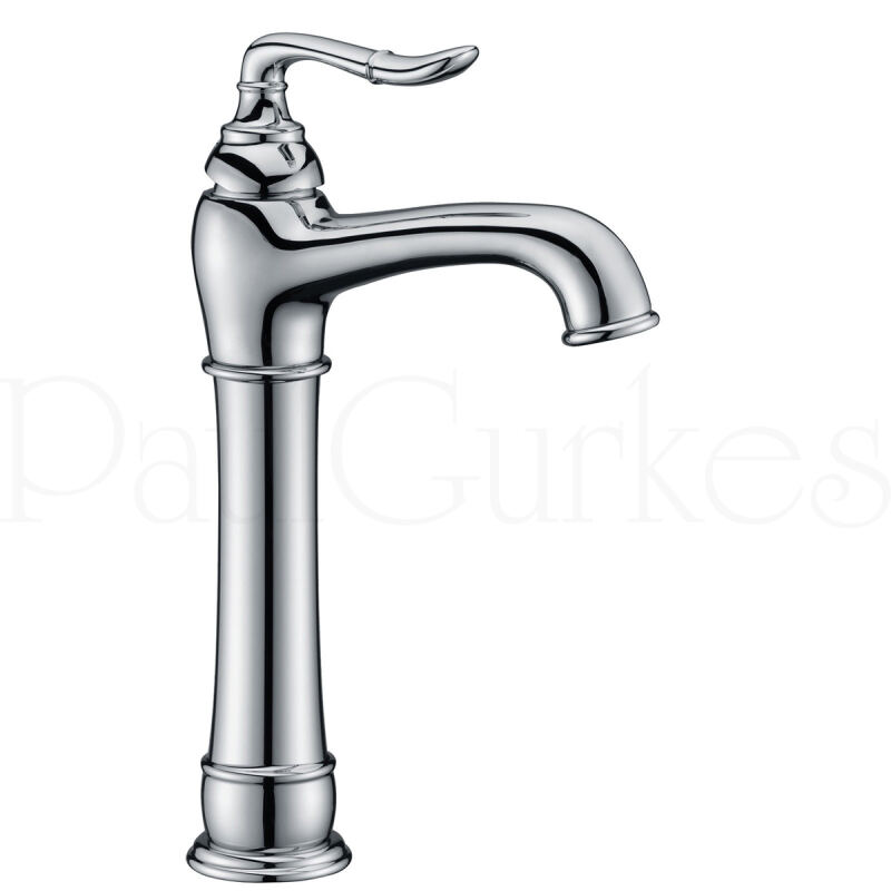 Nostalgische Badarmatur für Aufsatzwaschbecken chrom