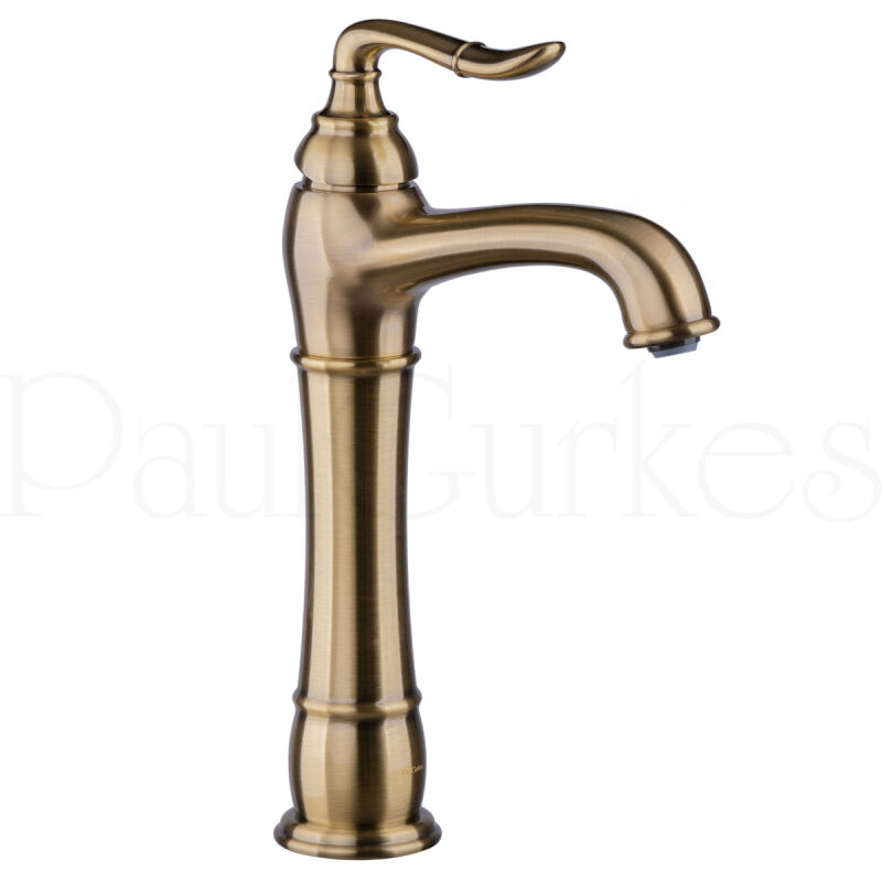 Bronze Armatur für Aufsatzwaschbecken im Landhausstil