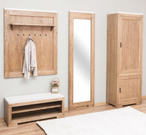 Flur Garderoben-Set im Landhausstil (4-teilig)