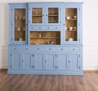 Großer Landhaus Buffetschrank blau