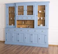 Großer Landhaus Buffetschrank blau