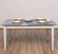 Auszieh-Esstisch im Landhausstil (160/220cm)