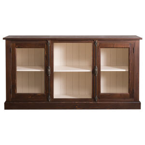 Landhausstil Sideboard mit Glastüren